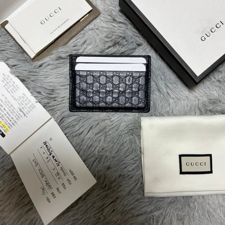 [BUNJANG] Gucci GG Micro Simma Card Wallet / (정품)(풀구성 백화점 판) 구찌 카드지갑 새상품