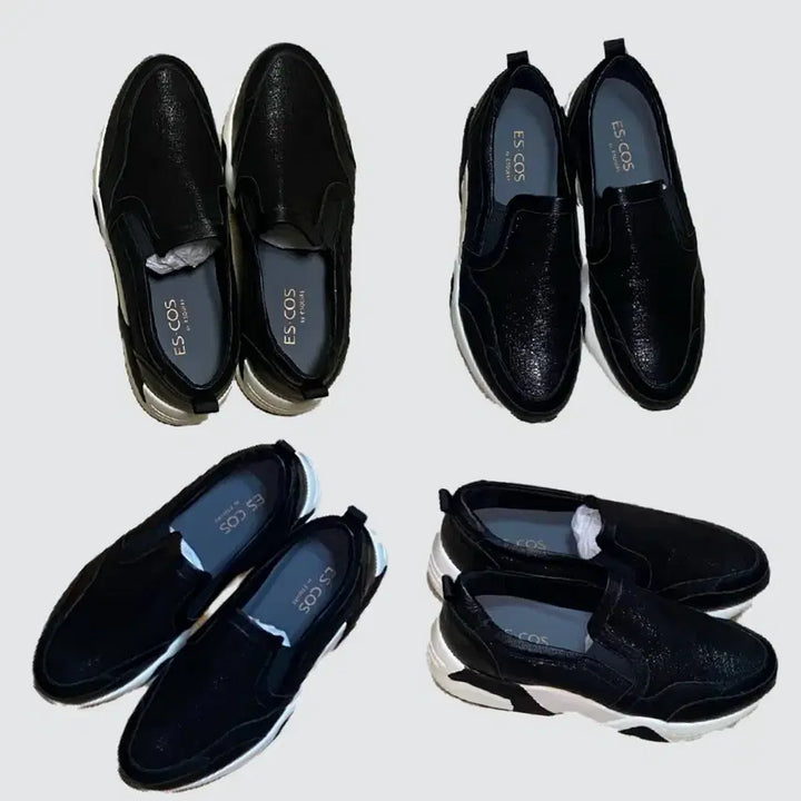 [BUNJANG] S-Quare Women's Comfort Slip-on (Black) / 에스콰이아 여성 컴포트 슬립온 블랙 새상품 교신