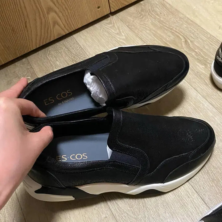 [BUNJANG] S-Quare Women's Comfort Slip-on (Black) / 에스콰이아 여성 컴포트 슬립온 블랙 새상품 교신