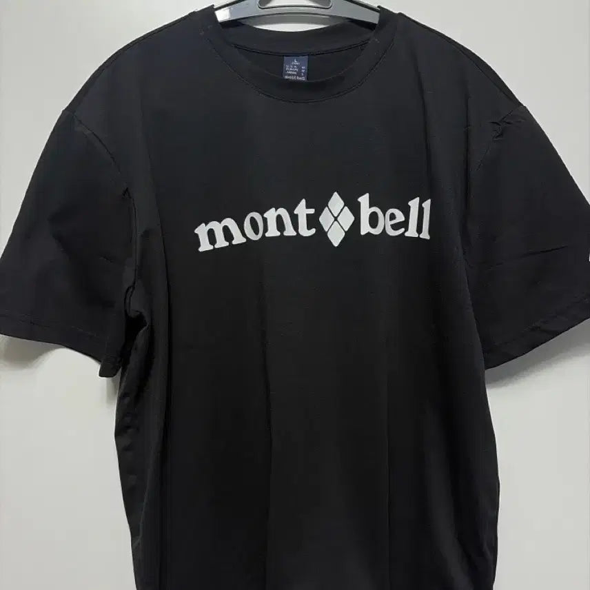 [BUNJANG] Montbell Black Cotton T-Shirt (Size L) / 사이즈 L) 몽벨 BLACK 코튼 티