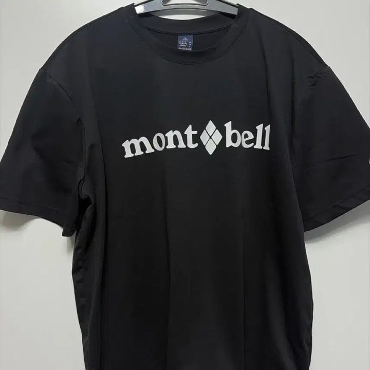[BUNJANG] Montbell Black Cotton T-Shirt (Size L) / 사이즈 L) 몽벨 BLACK 코튼 티