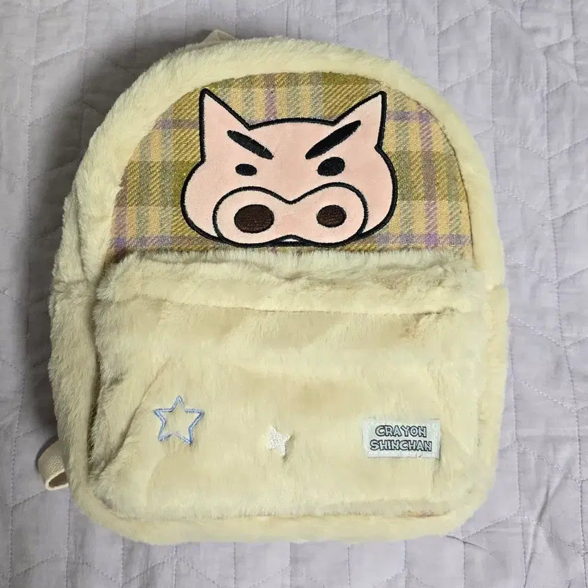 [BUNJANG] Crayon Shin-chan Buriburizaemon Backpack / 짱구 부리부리대마왕 백팩 가방(재고 1개)