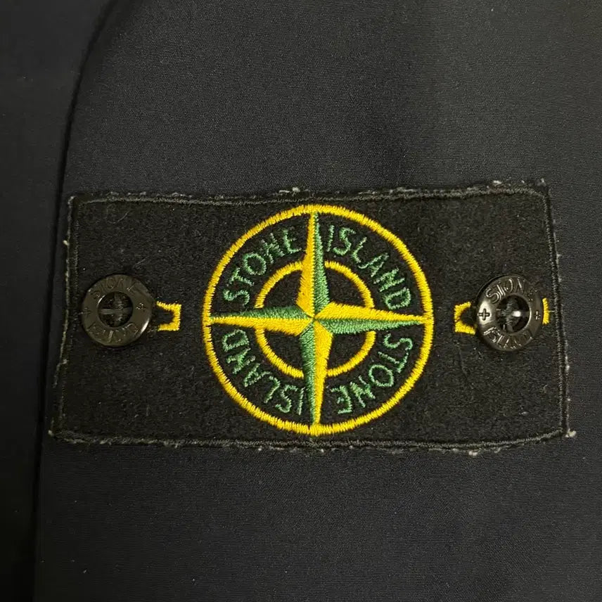 [BUNJANG] Stone Island Soft Shell Navy Jacket / 스톤아일랜드 소프트쉘 네이비