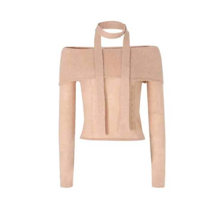 [BUNJANG] Not Your Rose Off-shoulder Top / 낫유어로즈 오프숄더 핑크