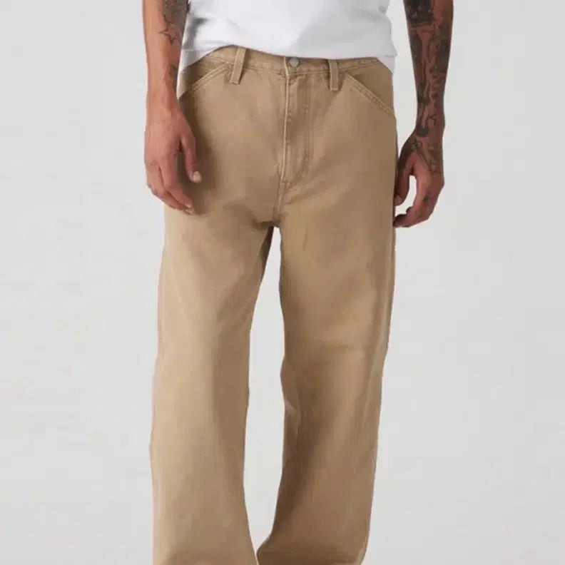 [BUNJANG] Levi's 568 Carpenter Pants Beige 32 / 리바이스 568 카펜터 팬츠 베이지 32