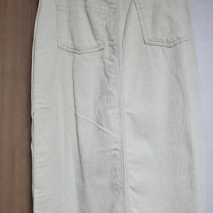 [BUNJANG] Corduroy Skirt / 옆단추 포인트 골덴 코듀로이 스커트/ 새상품