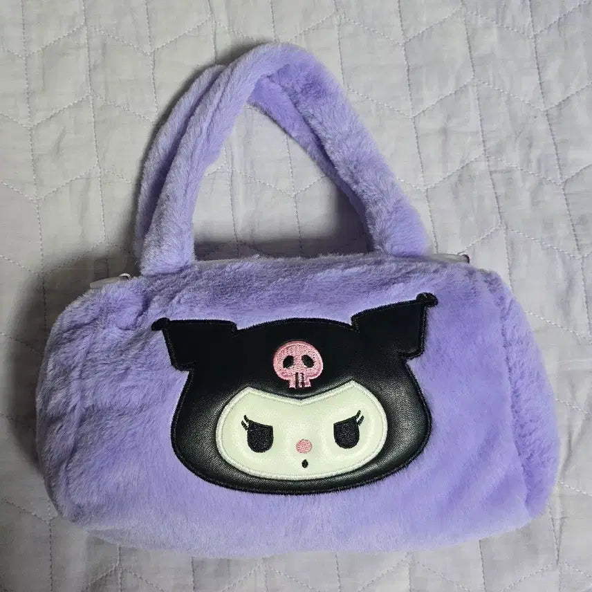 [BUNJANG] Kuromi Plush Bag / 쿠로미 털 가방