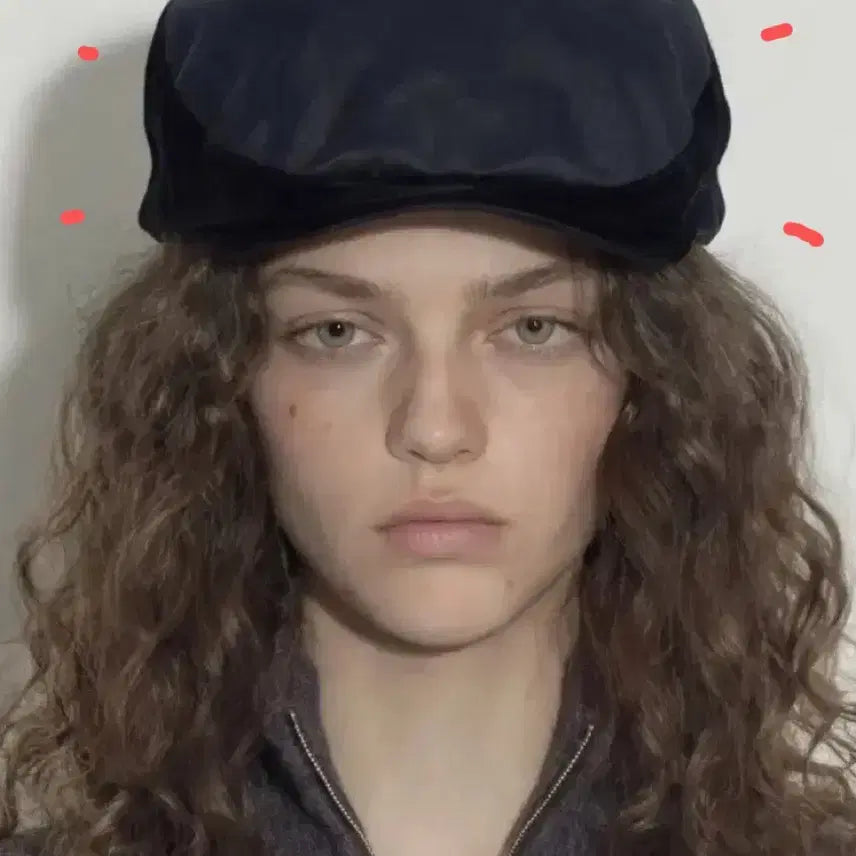 [BUNJANG] Black Velvet Hunting Cap (Under Control Studio) / (택포) 블랙 벨벳 헌팅캡 (언더컨트롤 스튜디오)