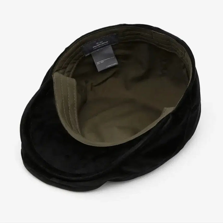[BUNJANG] Black Velvet Hunting Cap (Under Control Studio) / (택포) 블랙 벨벳 헌팅캡 (언더컨트롤 스튜디오)