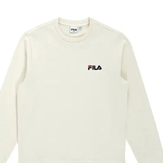 [BUNJANG] Fila Small Logo Sweatshirt / 사이즈 REG) 휠라 스몰 로고 맨투맨