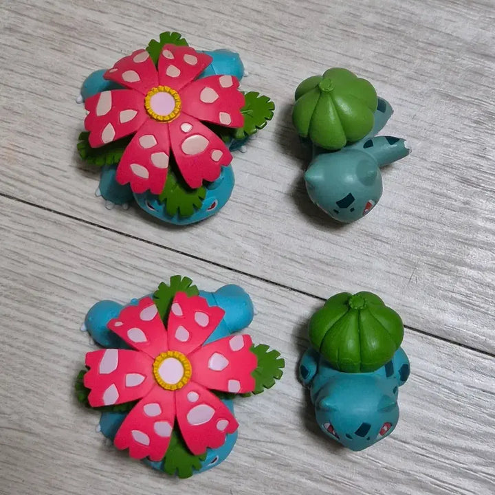 [BUNJANG] Pokemon Venusaur Evolution Set Figure / 포켓몬 피규어 몬코레 이상해꽃 진화세트 팝니다