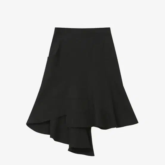[BUNJANG] Miseki Seoul Asymmetrical Midi Skirt / 미세키 서울 언발란스 미디 스커트