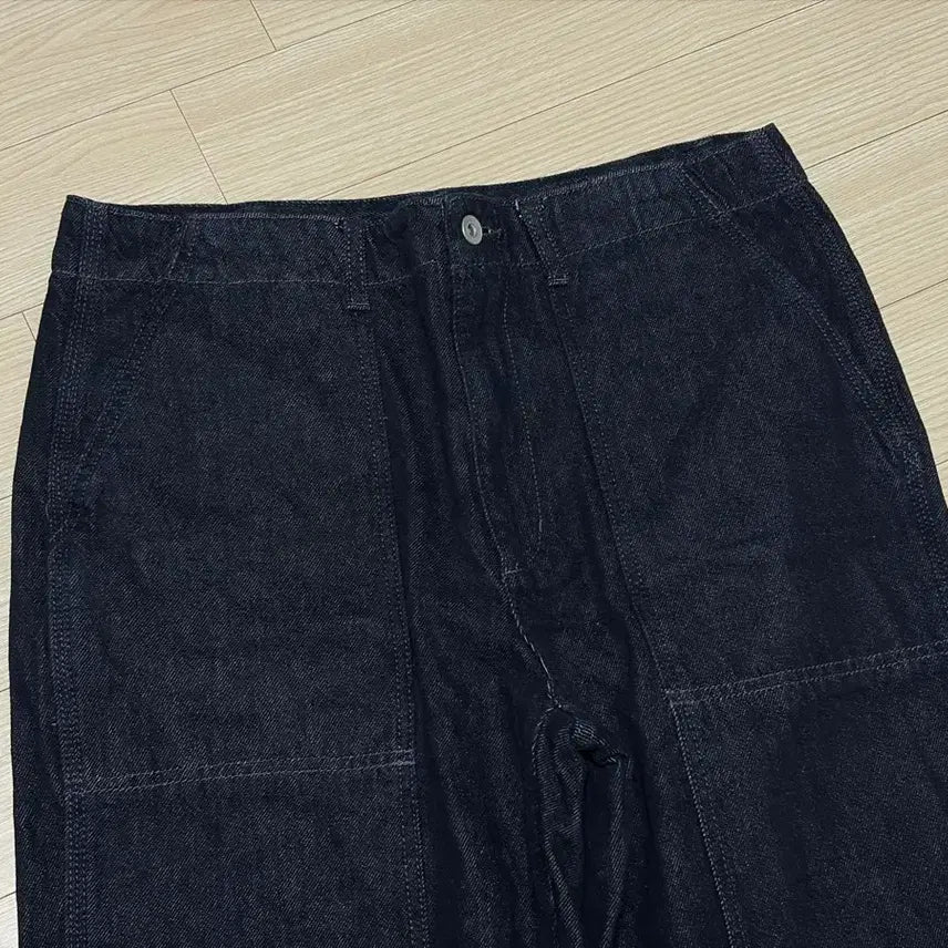 [BUNJANG] Uniform Bridge AE Fatigue Pocket Denim Pants Indigo L / 유니폼브릿지 ae 퍼티그 포켓 데님 팬츠 인디고 L