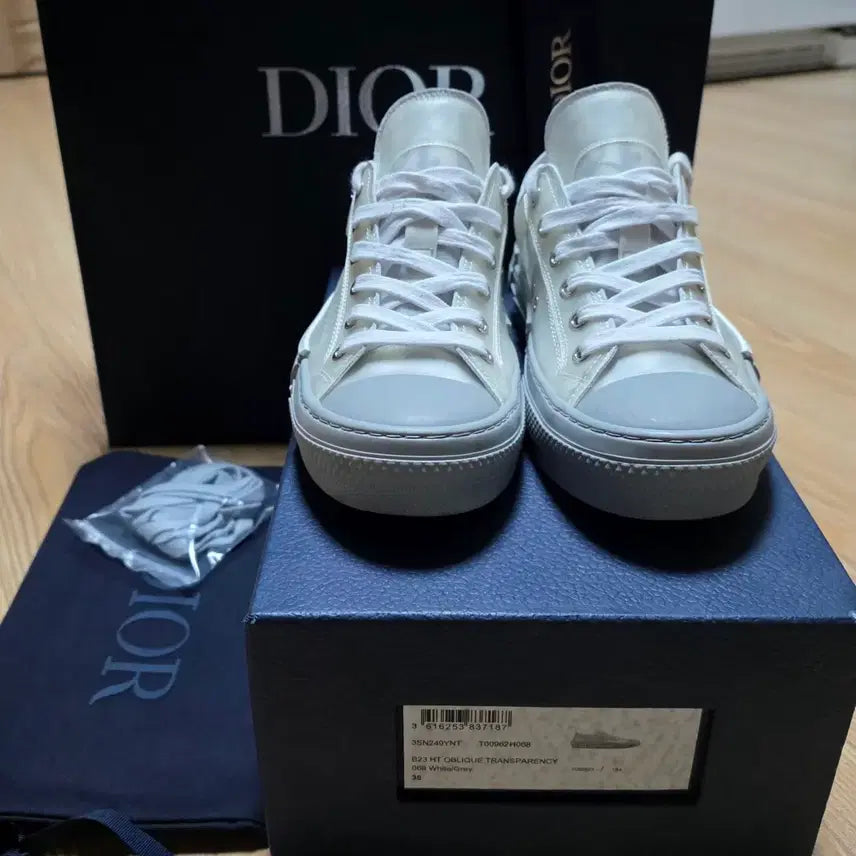 [BUNJANG] Dior B23 Oblique Low-Top Sneakers Size 38 / 디올 오블리크 B23 로우탑 스니커즈 38싸이즈 여성용 (정품)