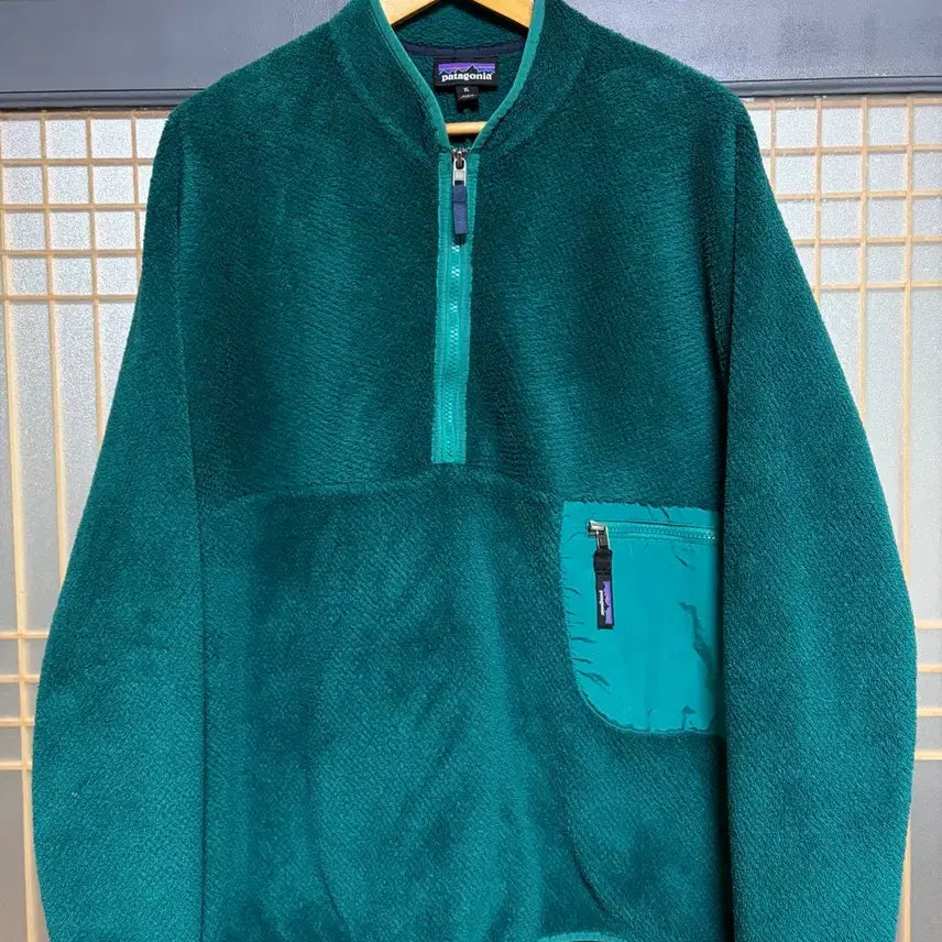 [BUNJANG] Patagonia Fleece Pullover Mint Green XL / [XL]파타고니아 플리스 풀오버 민트그린