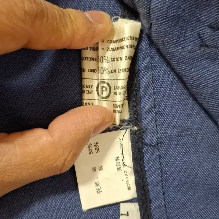 [BUNJANG] Brooks Brothers Linen Cotton French Work Coat / 브룩스브라더스 린넨코튼 프렌치 워크코트 (100,영국 메이드)