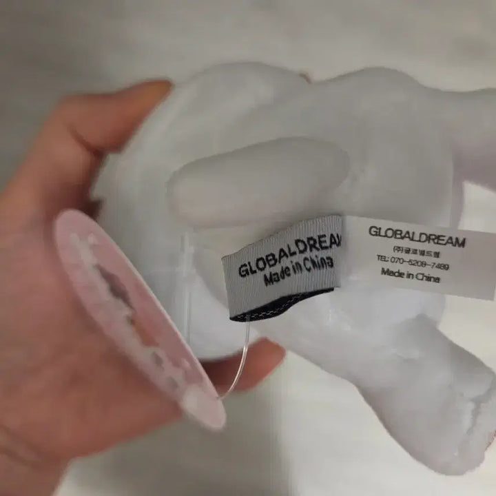 [BUNJANG] Koneko White Cat Plush Keyring / 코네코짱 화이트 고양이 정품 인형 키링 봉제인형