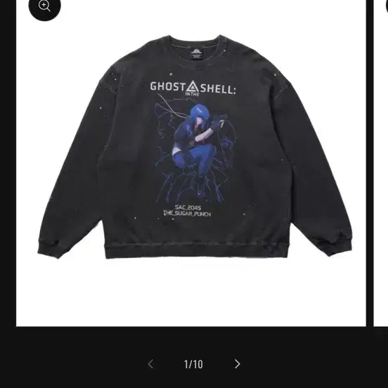 [BUNJANG] Sugar Punch Ghost in the Shell Sweatshirt / 슈가펀치 sugar punch 맨투맨