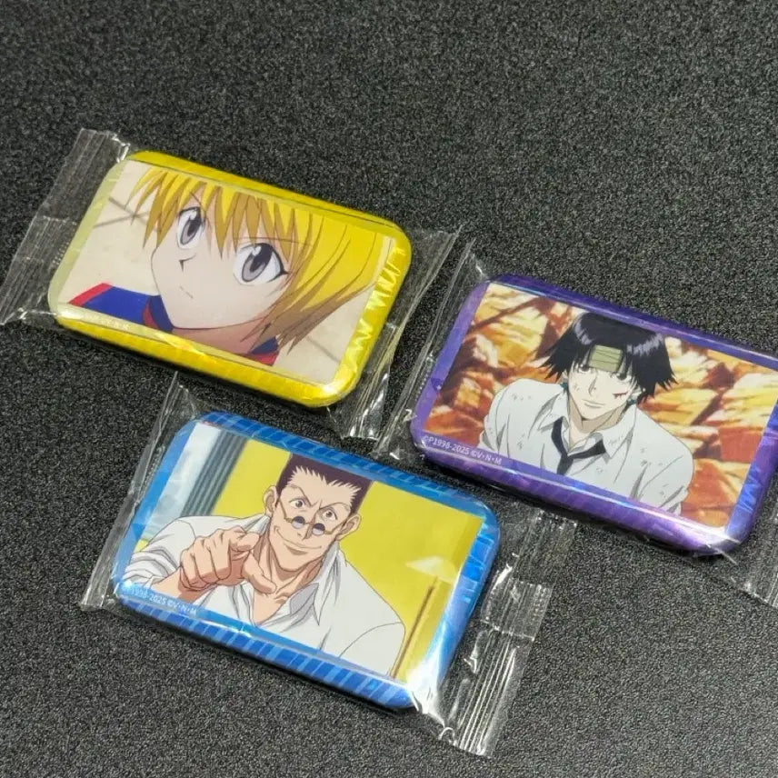 [BUNJANG] Hunter x Hunter Square Badge Bundle Set / 헌터헌터 사각 캔뱃지 일괄