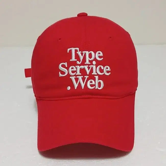 [BUNJANG] Type Service Red Cotton Cap / (F) 타입서비스 모자