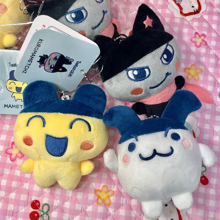 [BUNJANG] Tamagotchi Mamechi Mimitchi Kuromamechi Plush Keyring / 다마고치 봉제 인형 키링 - 마메치 미미치 쿠로마메치
