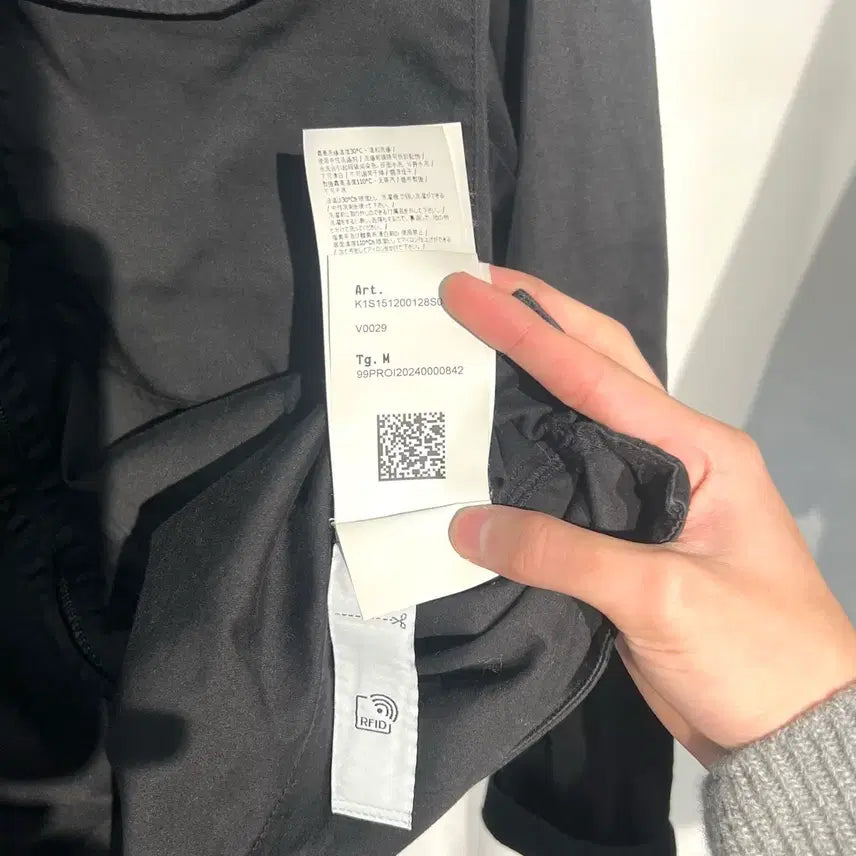 [BUNJANG] Stone Island Overshirt Black M / [24FW/새상품급] 스톤아일랜드 오버셔츠 블랙 M