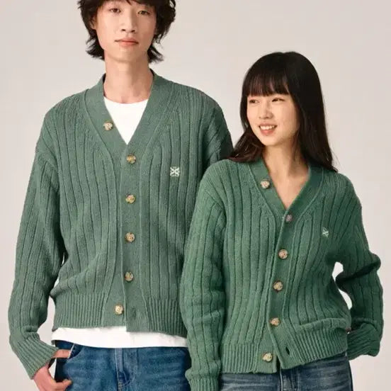 [BUNJANG] Seker Faro Oversized Boucle Cardigan Sage Green / 세커 파로 오버사이즈 부클 가디건 WS 세이지그린