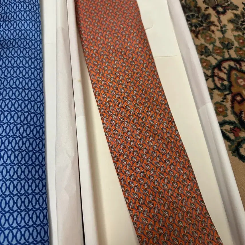 [BUNJANG] Hermes Tie Accessory / *새상품 에르메스 넥타이 미사용 명품 악세사리
