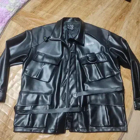 [BUNJANG] XO Studio Power Shoulder Belted Leather Jacket / 정가29 쿨거택포13 파워숄더 리얼 디테일러 남자바시티 벨트레더자켓(존멋