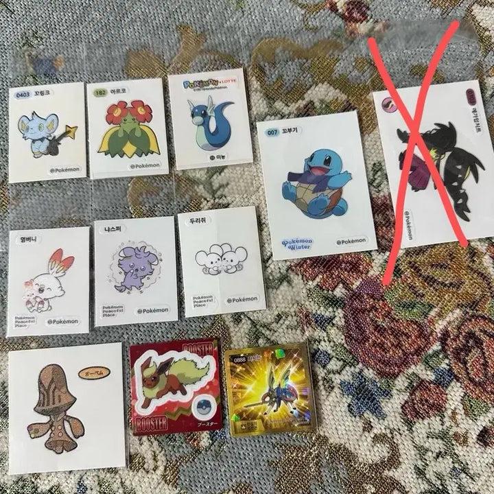 [BUNJANG] Pokemon Tteokbokki Sticker - Duri Gwi / 포켓몬 띠부씰
