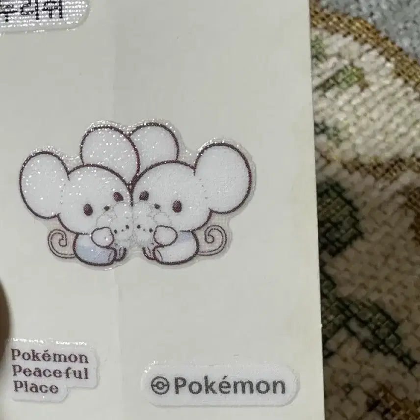 [BUNJANG] Pokemon Tteokbokki Sticker - Duri Gwi / 포켓몬 띠부씰