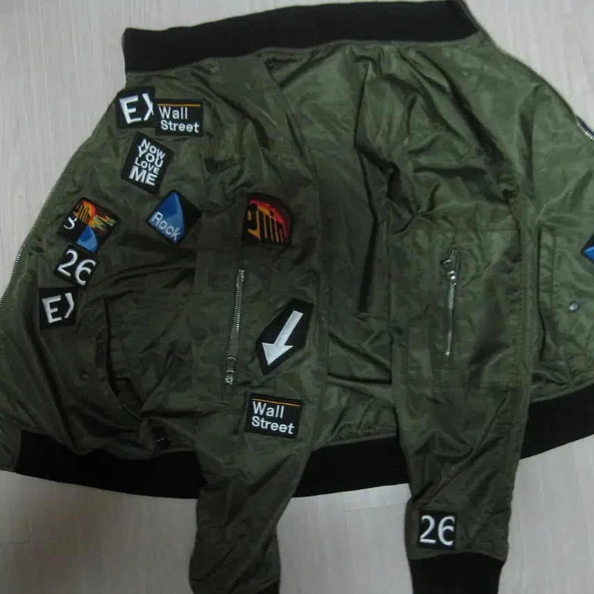 [BUNJANG] Khaki Reversible Military Look Jacket / the very warm 양면 카키 밀리터리룩 뽀대 남