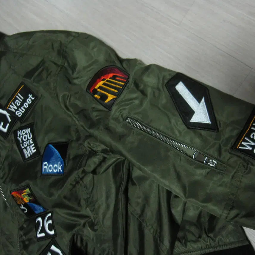 [BUNJANG] Khaki Reversible Military Look Jacket / the very warm 양면 카키 밀리터리룩 뽀대 남