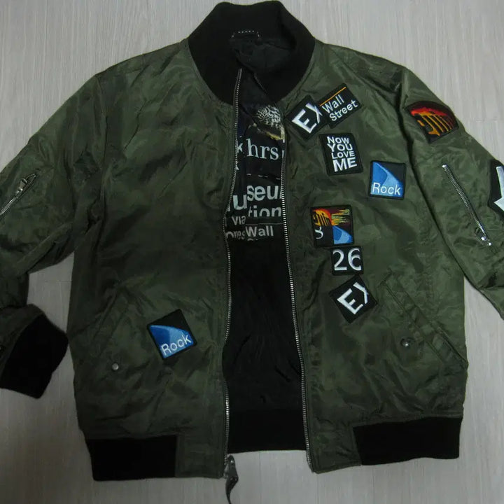 [BUNJANG] Khaki Reversible Military Look Jacket / the very warm 양면 카키 밀리터리룩 뽀대 남