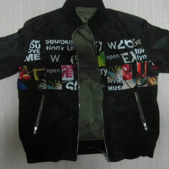 [BUNJANG] Military Style Reversible Jacket / the very warm 양면 카키 밀리터리룩 뽀대 남