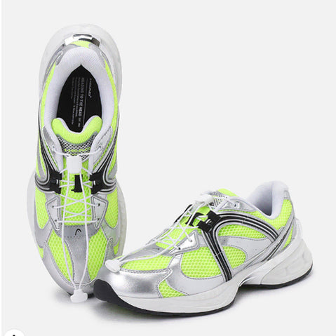 [BUNJANG] HEAD x AL13 Limited Edition Collaboration Running Shoes - Fluorescent Green, 270-275mm / 정가13.9새거쿨거택포3.5 헤드콜라보발편한런닝화270~275접지력최강