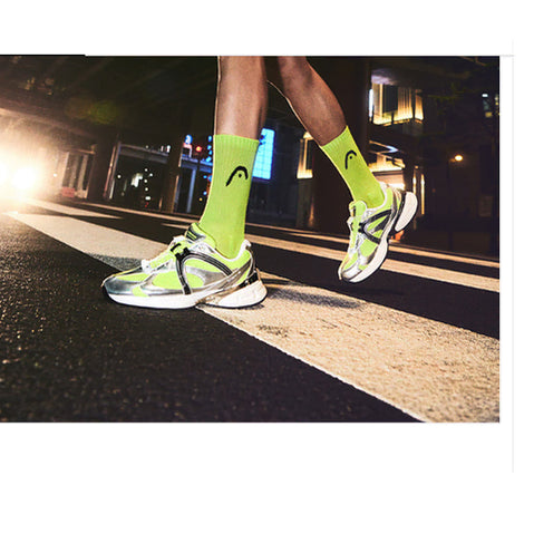 [BUNJANG] HEAD x AL13 Limited Edition Collaboration Running Shoes - Fluorescent Green, 270-275mm / 정가13.9새거쿨거택포3.5 헤드콜라보발편한런닝화270~275접지력최강