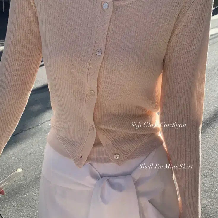 [BUNJANG] Shell Tie Mini Skirt / 쉘 타이 미니스커트 제니오