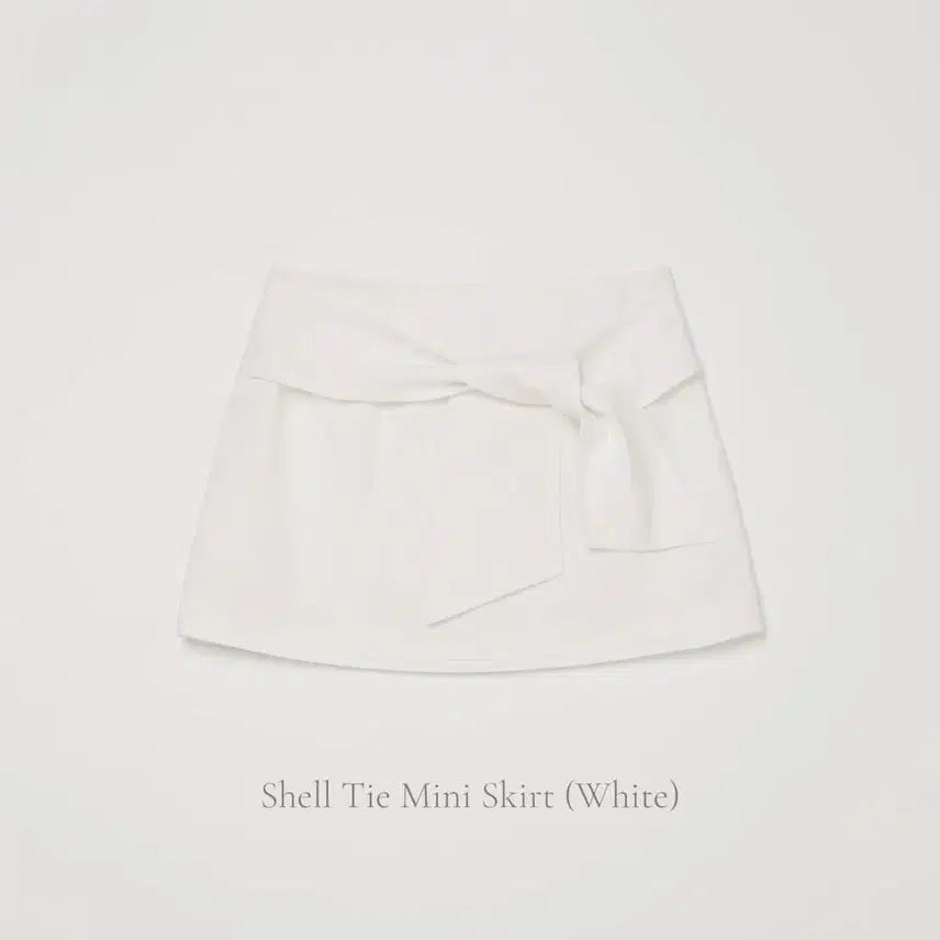 [BUNJANG] Shell Tie Mini Skirt / 쉘 타이 미니스커트 제니오