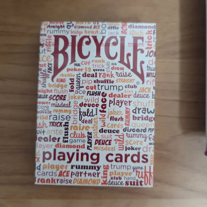 [BUNJANG] Bicycle Table Talk Red Playing Card / 마술 플레잉 카드 바이시클 테이블토크 레드 미개봉