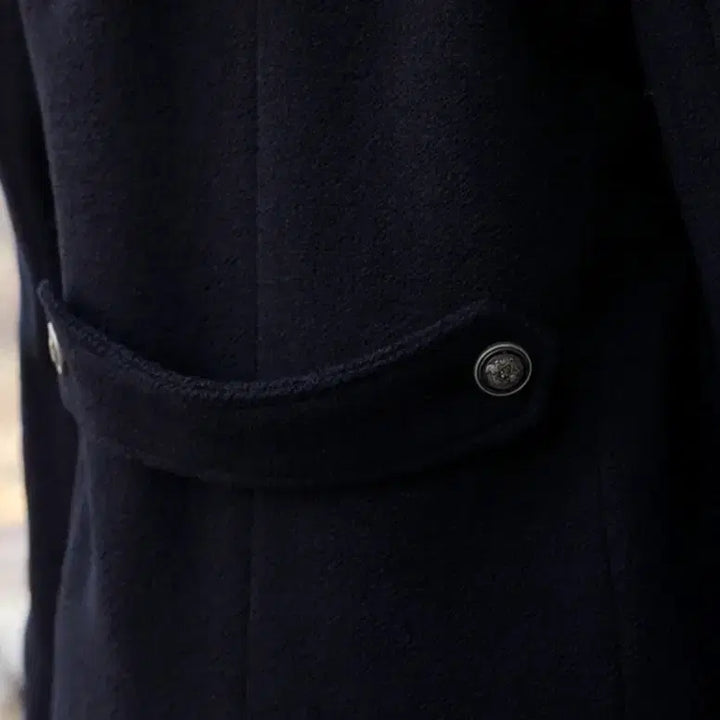 [BUNJANG] Wool 100% Navy Coat / 울 100퍼   고퀄  네이비  코트