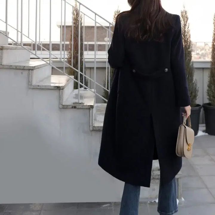 [BUNJANG] Wool 100% Navy Coat / 울 100퍼   고퀄  네이비  코트