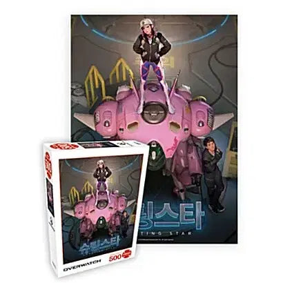 [BUNJANG] Overwatch D.Va Shooting Star 500-Piece Puzzle with Frame / 오버워치 디바 슈팅스타 500피스 퍼즐 + 액자 포함