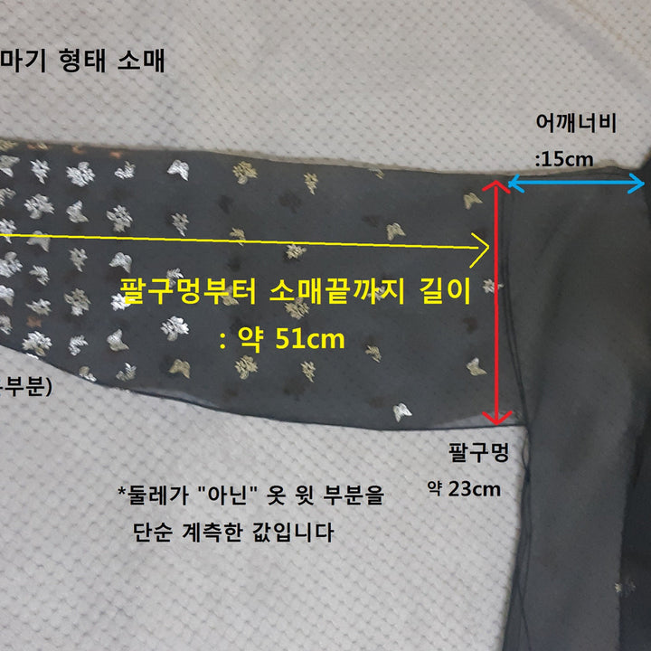 [BUNJANG] Embossed Silk Hanbok / 은박 노방 두루마기_한복_생활한복_공연한복_시스루 한복