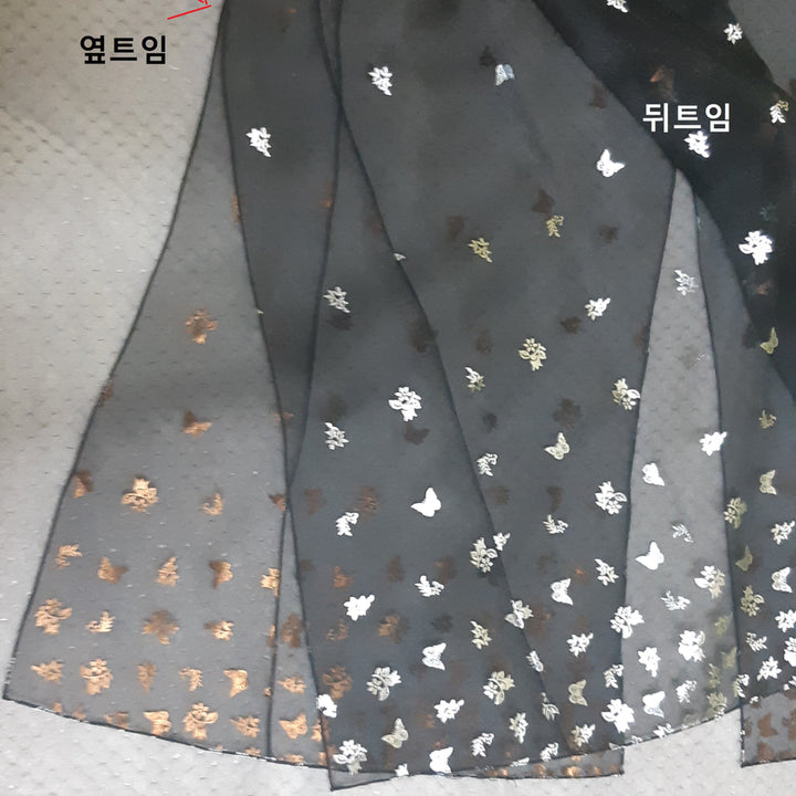 [BUNJANG] Embossed Silk Hanbok / 은박 노방 두루마기_한복_생활한복_공연한복_시스루 한복