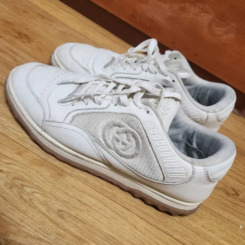 [BUNJANG] Gucci GG Embossed Sneakers White / 구찌 GG 엠보싱 스니커즈 화이트