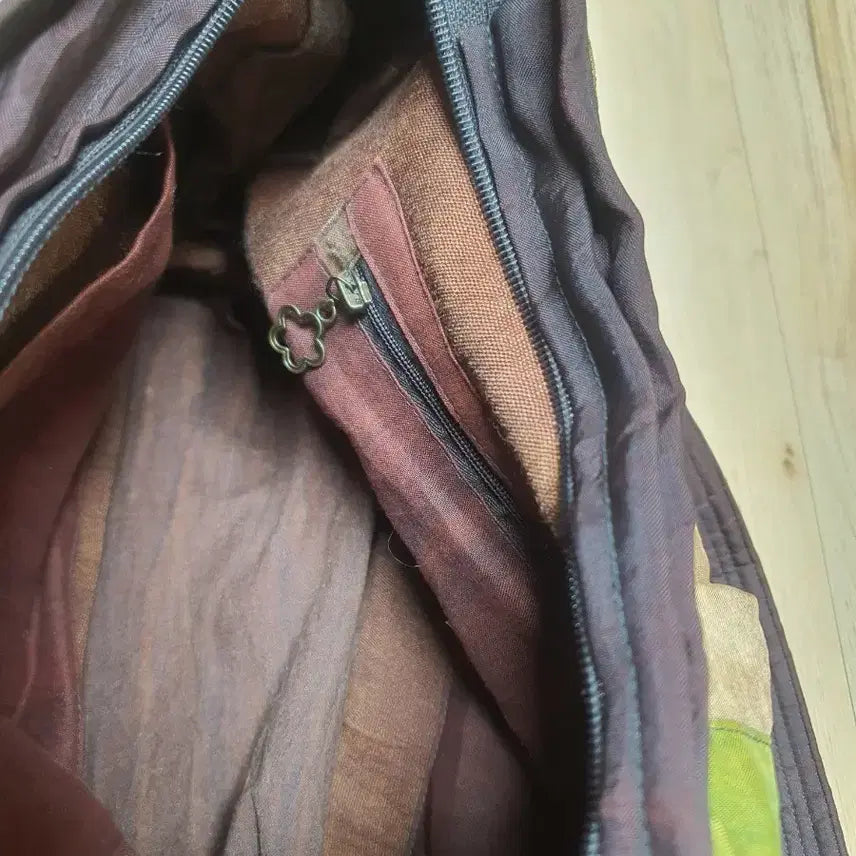 [BUNJANG] Patchwork Shoulder Bag Tote Bag / 천연염색 패치워크 숄더백 토트백