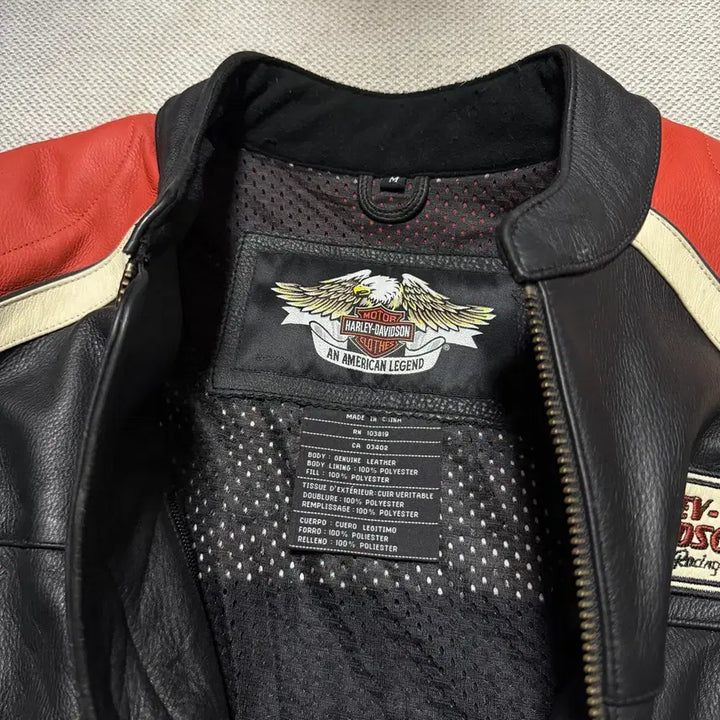 [BUNJANG] Harley Davidson Leather Rider Jacket / 할리데이비슨 가죽 라이더 자켓