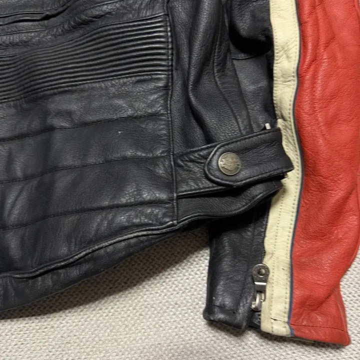 [BUNJANG] Harley Davidson Leather Rider Jacket / 할리데이비슨 가죽 라이더 자켓