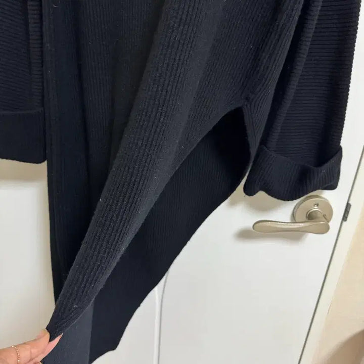 [BUNJANG] Vov VL Black Ribbed Turtleneck Sweater / 보브브이엘블랙 골지폴라 니트 스웨터